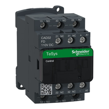 Schneider - TeSys D Control Relay - 3 NO + 2 NC - <= 690 V - 110 V DC standard coil