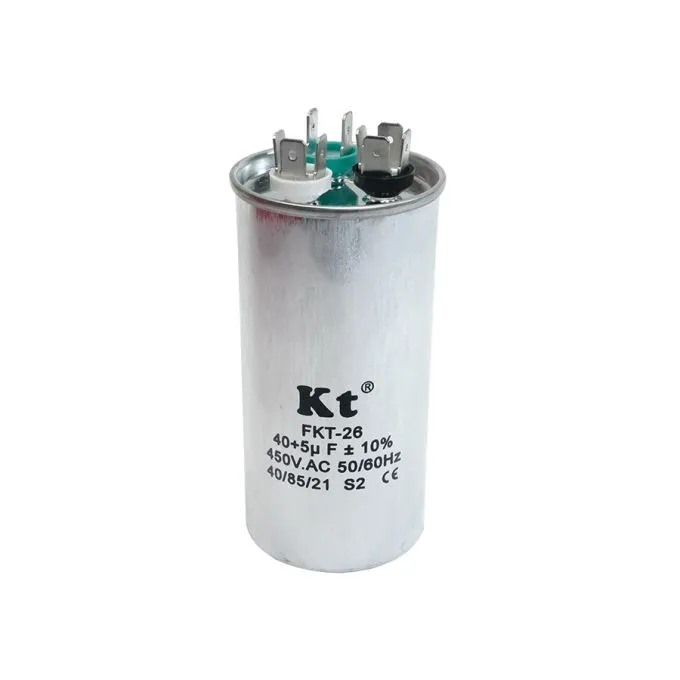 ADD - FKT-26 40+5 uF 450 V AC Motor Capacitor # FKT-26-40+5uF-450VAC