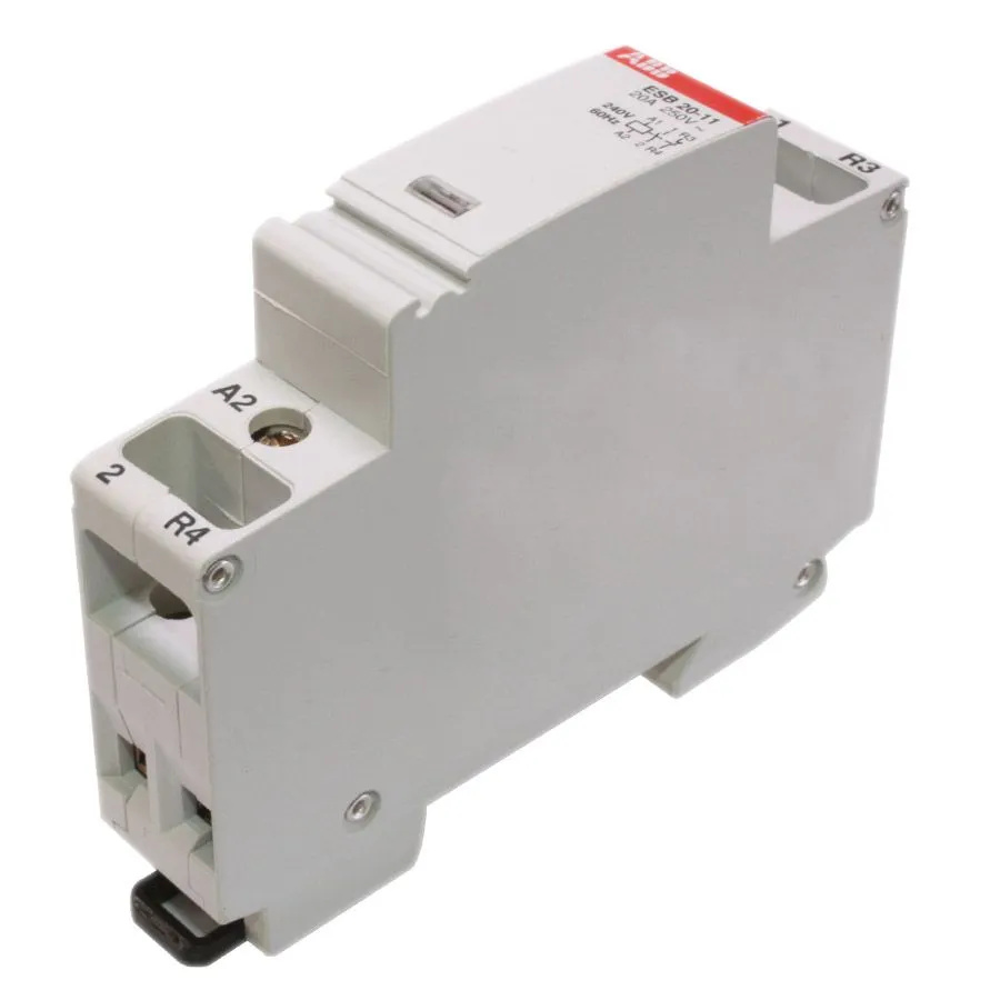 ABB - Magnetic Contactor 240 Vac, 1 N.O. + 1 N.C. 20 A # ESB20-11